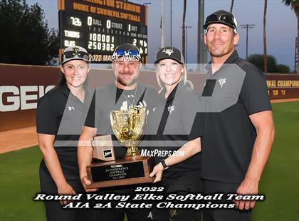 Thumbnail 2 in Kingman Academy vs. Round Valley (AIA 2A Final - Awards) photogallery.
