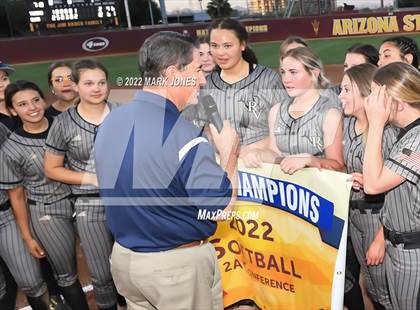 Thumbnail 1 in Kingman Academy vs. Round Valley (AIA 2A Final - Awards) photogallery.