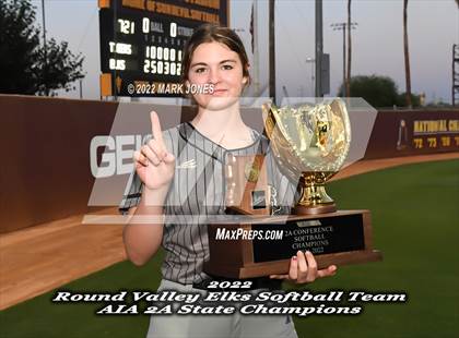 Thumbnail 2 in Kingman Academy vs. Round Valley (AIA 2A Final - Awards) photogallery.