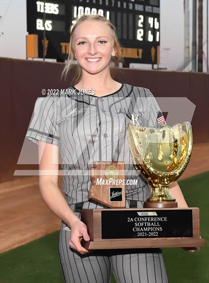 Thumbnail 2 in Kingman Academy vs. Round Valley (AIA 2A Final - Awards) photogallery.