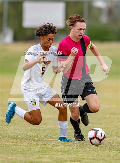 Thumbnail 2 in Northwood Temple Academy vs Village Christian Academy (SAC Tournament Semi-Finals) photogallery.