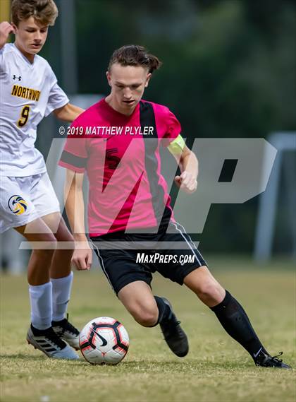 Thumbnail 2 in Northwood Temple Academy vs Village Christian Academy (SAC Tournament Semi-Finals) photogallery.