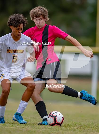 Thumbnail 2 in Northwood Temple Academy vs Village Christian Academy (SAC Tournament Semi-Finals) photogallery.