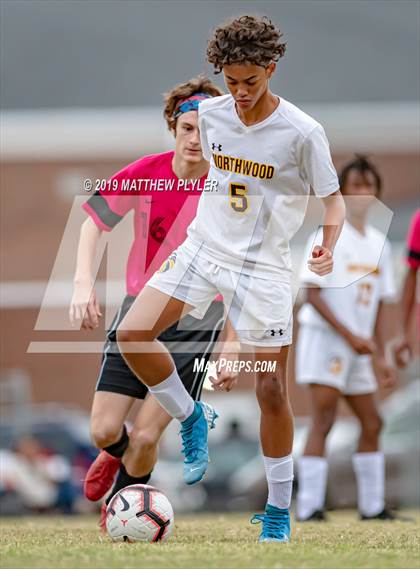 Thumbnail 2 in Northwood Temple Academy vs Village Christian Academy (SAC Tournament Semi-Finals) photogallery.
