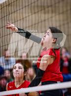 Photo from the gallery "Woodland Christian vs. Bradshaw Christian (CIF-SJS D5 Girls Volleyball Semi-final)"