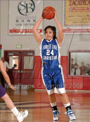 Thumbnail 2 in Forest Lake Christian vs. Bradshaw Christian (CIF SJS D5 Playoffs) photogallery.