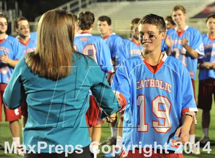Thumbnail 2 in Apex vs Charlotte Catholic (NCHSAA 4A Final) photogallery.