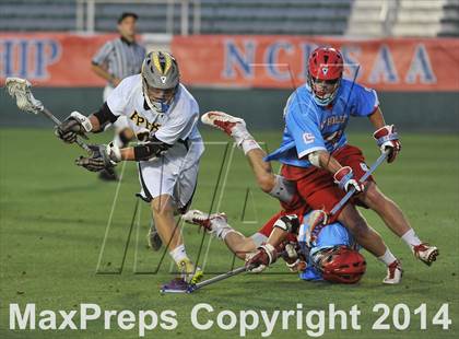Thumbnail 3 in Apex vs Charlotte Catholic (NCHSAA 4A Final) photogallery.