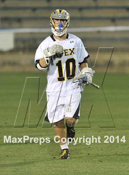 Thumbnail 2 in Apex vs Charlotte Catholic (NCHSAA 4A Final) photogallery.
