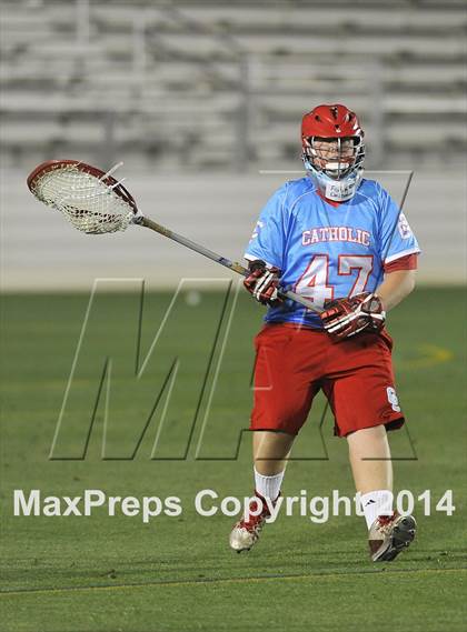 Thumbnail 3 in Apex vs Charlotte Catholic (NCHSAA 4A Final) photogallery.