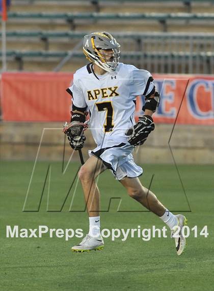 Thumbnail 1 in Apex vs Charlotte Catholic (NCHSAA 4A Final) photogallery.