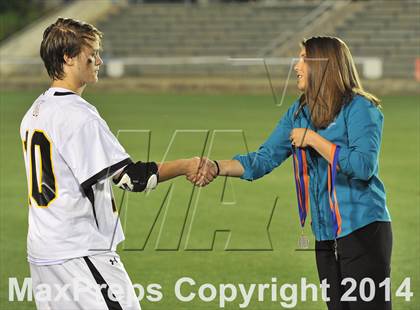 Thumbnail 3 in Apex vs Charlotte Catholic (NCHSAA 4A Final) photogallery.