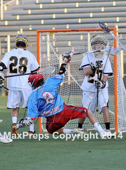 Thumbnail 2 in Apex vs Charlotte Catholic (NCHSAA 4A Final) photogallery.