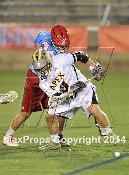 Thumbnail 1 in Apex vs Charlotte Catholic (NCHSAA 4A Final) photogallery.
