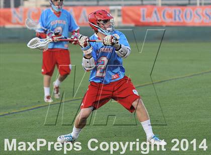 Thumbnail 3 in Apex vs Charlotte Catholic (NCHSAA 4A Final) photogallery.