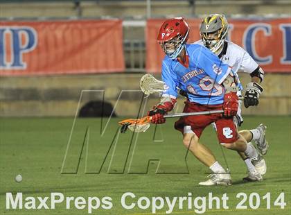 Thumbnail 3 in Apex vs Charlotte Catholic (NCHSAA 4A Final) photogallery.