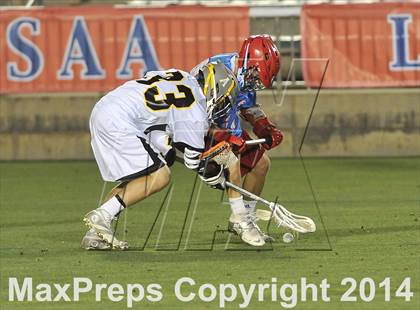 Thumbnail 1 in Apex vs Charlotte Catholic (NCHSAA 4A Final) photogallery.