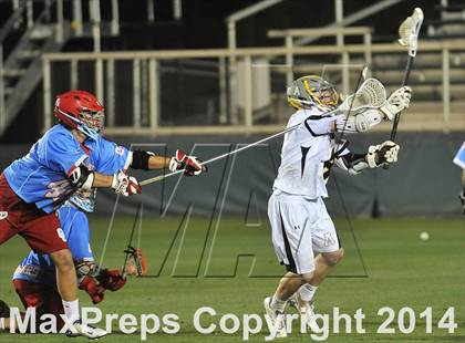 Thumbnail 1 in Apex vs Charlotte Catholic (NCHSAA 4A Final) photogallery.