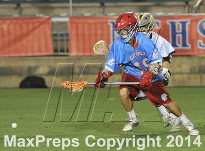 Thumbnail 2 in Apex vs Charlotte Catholic (NCHSAA 4A Final) photogallery.