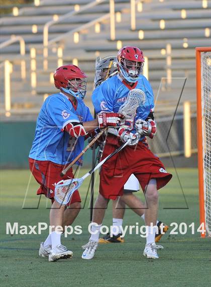 Thumbnail 3 in Apex vs Charlotte Catholic (NCHSAA 4A Final) photogallery.
