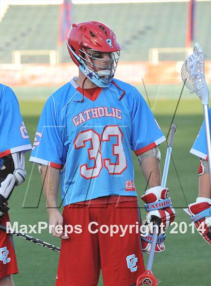 Thumbnail 2 in Apex vs Charlotte Catholic (NCHSAA 4A Final) photogallery.