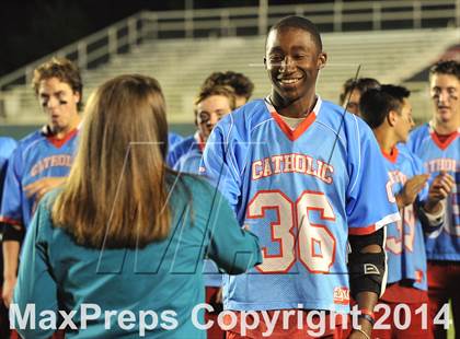Thumbnail 3 in Apex vs Charlotte Catholic (NCHSAA 4A Final) photogallery.