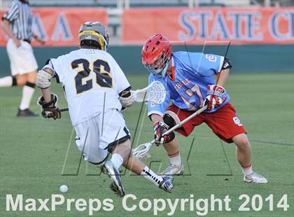 Thumbnail 3 in Apex vs Charlotte Catholic (NCHSAA 4A Final) photogallery.