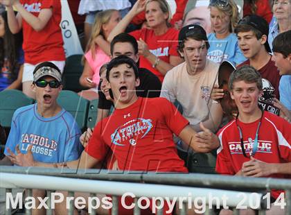 Thumbnail 3 in Apex vs Charlotte Catholic (NCHSAA 4A Final) photogallery.