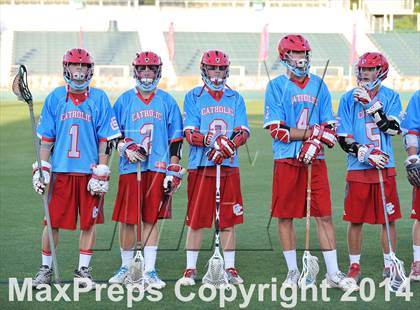 Thumbnail 3 in Apex vs Charlotte Catholic (NCHSAA 4A Final) photogallery.