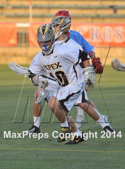 Thumbnail 1 in Apex vs Charlotte Catholic (NCHSAA 4A Final) photogallery.