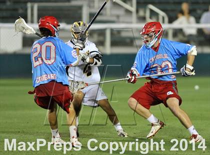 Thumbnail 1 in Apex vs Charlotte Catholic (NCHSAA 4A Final) photogallery.