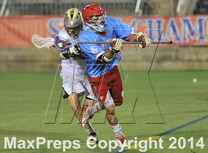 Thumbnail 1 in Apex vs Charlotte Catholic (NCHSAA 4A Final) photogallery.