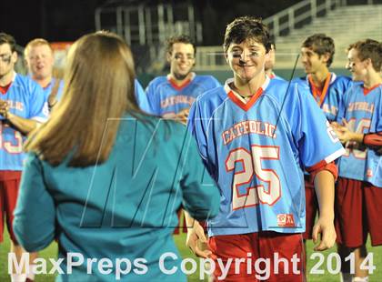 Thumbnail 2 in Apex vs Charlotte Catholic (NCHSAA 4A Final) photogallery.