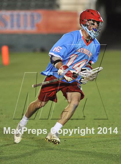 Thumbnail 1 in Apex vs Charlotte Catholic (NCHSAA 4A Final) photogallery.