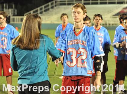 Thumbnail 2 in Apex vs Charlotte Catholic (NCHSAA 4A Final) photogallery.
