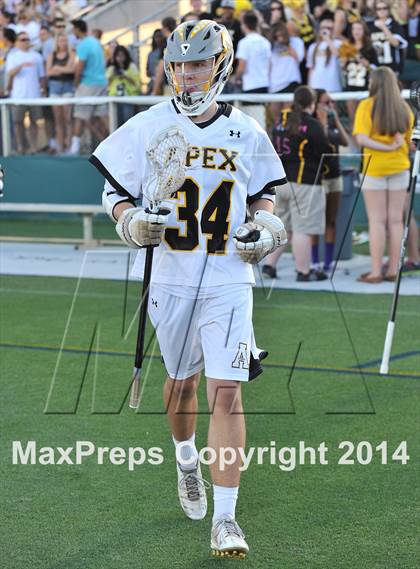 Thumbnail 2 in Apex vs Charlotte Catholic (NCHSAA 4A Final) photogallery.