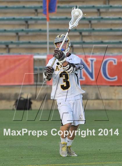 Thumbnail 2 in Apex vs Charlotte Catholic (NCHSAA 4A Final) photogallery.