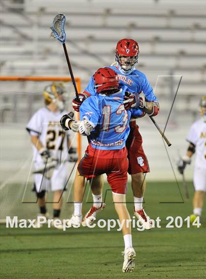 Thumbnail 1 in Apex vs Charlotte Catholic (NCHSAA 4A Final) photogallery.