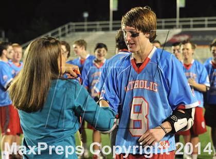 Thumbnail 2 in Apex vs Charlotte Catholic (NCHSAA 4A Final) photogallery.