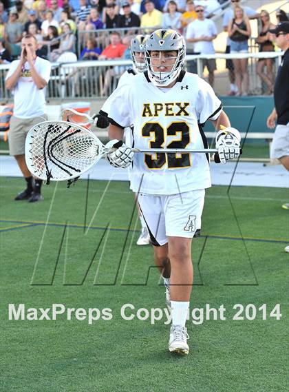 Thumbnail 3 in Apex vs Charlotte Catholic (NCHSAA 4A Final) photogallery.
