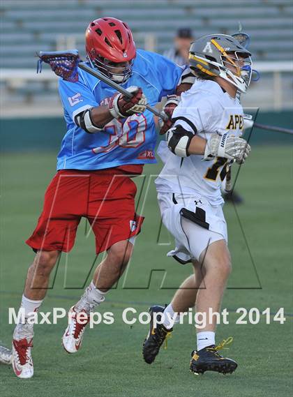 Thumbnail 3 in Apex vs Charlotte Catholic (NCHSAA 4A Final) photogallery.