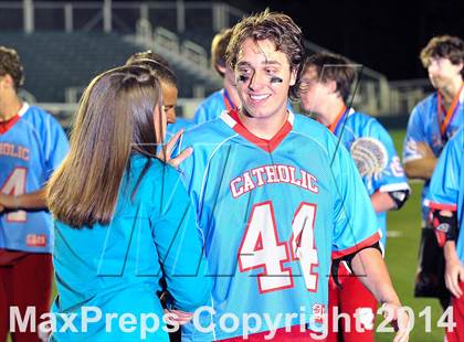 Thumbnail 3 in Apex vs Charlotte Catholic (NCHSAA 4A Final) photogallery.
