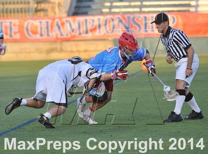 Thumbnail 1 in Apex vs Charlotte Catholic (NCHSAA 4A Final) photogallery.