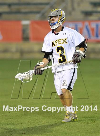 Thumbnail 1 in Apex vs Charlotte Catholic (NCHSAA 4A Final) photogallery.