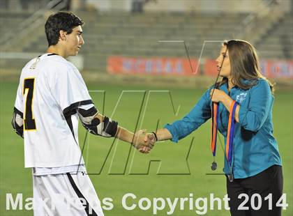 Thumbnail 2 in Apex vs Charlotte Catholic (NCHSAA 4A Final) photogallery.