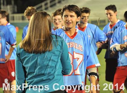 Thumbnail 1 in Apex vs Charlotte Catholic (NCHSAA 4A Final) photogallery.