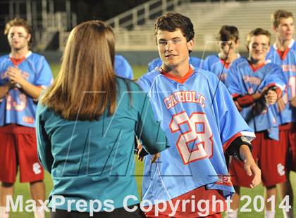 Thumbnail 1 in Apex vs Charlotte Catholic (NCHSAA 4A Final) photogallery.