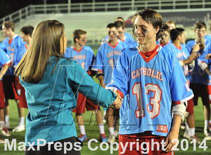Thumbnail 3 in Apex vs Charlotte Catholic (NCHSAA 4A Final) photogallery.