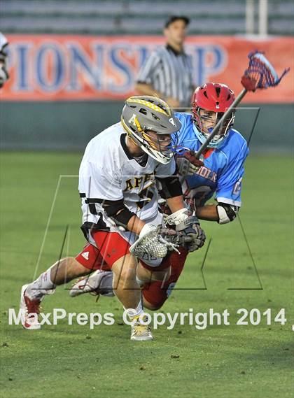 Thumbnail 2 in Apex vs Charlotte Catholic (NCHSAA 4A Final) photogallery.