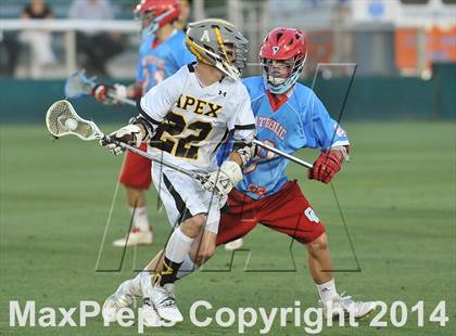 Thumbnail 1 in Apex vs Charlotte Catholic (NCHSAA 4A Final) photogallery.